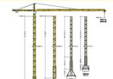 Macalare turn - deplasare cărucior pe braț - rotire în partea superioară Liebherr 245 EC-H 12 FR.tronic