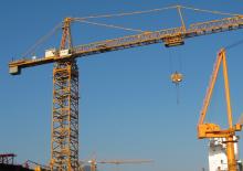 Macalare turn - deplasare cărucior pe braț - rotire în partea superioară Liebherr 3150 HC 70