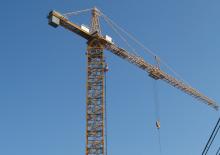 Macalare turn - deplasare cărucior pe braț - rotire în partea superioară Liebherr 4000 HC 70