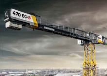 Macalare turn - deplasare cărucior pe braț - rotire în partea superioară Liebherr 470 EC-B 20