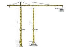 Macalare turn - deplasare cărucior pe braț - rotire în partea superioară Liebherr 550 EC-H 12