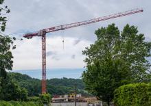 Macalare turn - deplasare cărucior pe braț - rotire în partea superioară Wolffkran 5520 SL-6