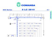 Macalare turn - deplasare cărucior pe braț - rotire în partea superioară Comansa 5LC3510