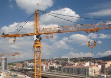 Macalare turn - deplasare cărucior pe braț - rotire în partea superioară Liebherr 630 EC-H 50 Litronic