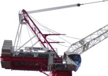 Macalare turn - deplasare cărucior pe braț - rotire în partea superioară Terex Comedil (Zeppelin) CTL 260A-18