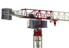Macalare turn - deplasare cărucior pe braț - rotire în partea superioară TEREX CRANES CTT 172-8