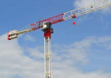 Macalare turn - deplasare cărucior pe braț - rotire în partea superioară Terex Comedil (Zeppelin) CTT 202-8