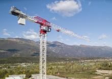 Macalare turn - deplasare cărucior pe braț - rotire în partea superioară Terex Comedil (Zeppelin) CTT 472-20