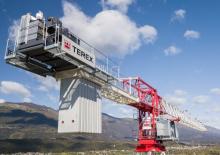 Macalare turn - deplasare cărucior pe braț - rotire în partea superioară Terex Comedil (Zeppelin) CTT 472-20