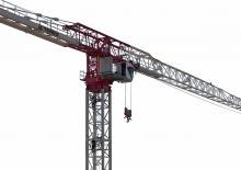 Macalare turn - deplasare cărucior pe braț - rotire în partea superioară Terex Comedil (Zeppelin) CTT 721-40