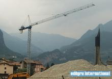 Macalare turn - deplasare cărucior pe braț - rotire în partea superioară Edilgru E 45 10 CT