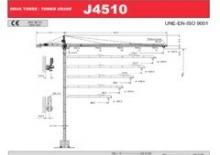 Macalare turn - deplasare cărucior pe braț - rotire în partea superioară Jaso J4510