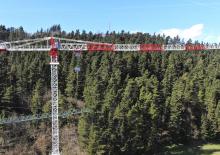 Macalare turn - deplasare cărucior pe braț - rotire în partea superioară Jaso J800.48