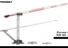 Macalare turn - deplasare cărucior pe braț - rotire în partea superioară Krupiński KR 90-5