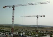Macalare turn - deplasare cărucior pe braț - rotire în partea superioară Comansa LC1044