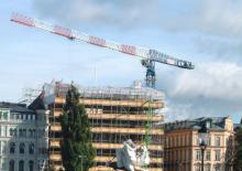 Macalare turn - deplasare cărucior pe braț - rotire în partea superioară Comansa LC8852