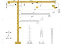 Macalare turn - deplasare cărucior pe braț - rotire în partea superioară Potain MC 85 B-E1