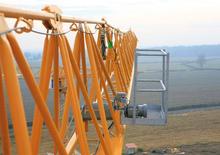 Macalare turn - deplasare cărucior pe braț - rotire în partea superioară Potain MCT 58-3 t