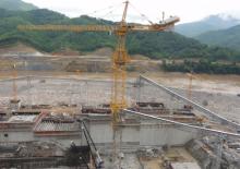 Macalare turn - deplasare cărucior pe braț - rotire în partea superioară Potain MD 1600 Topbelt 24