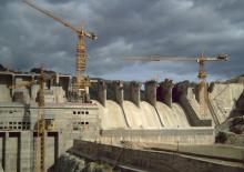 Macalare turn - deplasare cărucior pe braț - rotire în partea superioară Potain MD 2200