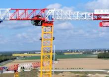 Macalare turn - deplasare cărucior pe braț - rotire în partea superioară Raimondi MRT 102