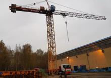 Macalare turn - deplasare cărucior pe braț - rotire în partea superioară Terex Peiner SK 126-F-TS 18.2