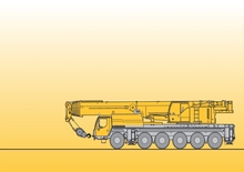 Macarale all-terrain Liebherr LTM 1150-6.1 (12x8x12)