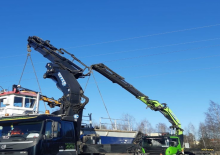 Macarale hidraulice de încărcare Effer 1255 4S