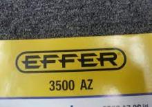 Macarale hidraulice de încărcare Effer 3.500 AZ 2S