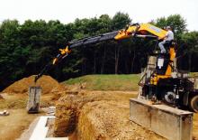 Macarale hidraulice de încărcare Effer 455 7S
