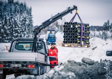 Macarale hidraulice de încărcare Hiab T-Duo 013-2