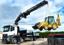 Macarale hidraulice de încărcare Hiab X-HiPro 858 E-8 JIB 150X-6