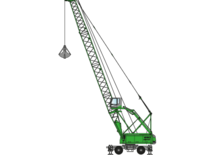 Macarale mobile - braț cu zăbrele Sennebogen 680 HMC