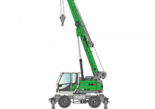 Macarale mobile - braț telescopic Sennebogen 613E