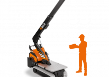 Macarale pe șenile - braț telescopic BG Lift M 060