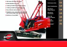 Macarale pe șenile - braț cu zăbrele Manitowoc 111 E