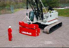 Macarale pe șenile - braț cu zăbrele Link-Belt 138 HSL