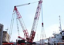 Macarale pe șenile - braț cu zăbrele Hitachi Sumitomo 6000 SL-X