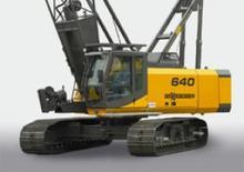 Macarale pe șenile - braț cu zăbrele Sennebogen 640 R-HD
