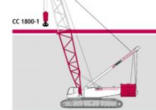Macarale pe șenile - braț cu zăbrele Terex-Demag CC 1800-1