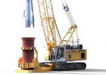 Macarale pe șenile - braț cu zăbrele Liebherr HS 8050 HD