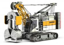 Macarale pe șenile - braț cu zăbrele Liebherr HS 8070.1