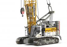 Macarale pe șenile - braț cu zăbrele Liebherr LR 1100.1 