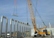 Macarale pe șenile - braț cu zăbrele Liebherr LR 1200.1 