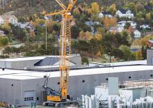 Macarale pe șenile - braț cu zăbrele Liebherr LR 1250.1