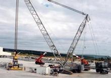 Macarale pe șenile - braț cu zăbrele Liebherr LR 1350/1