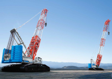 Macarale pe șenile - braț cu zăbrele Hitachi Sumitomo SCX3500-3