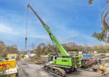 Macarale pe șenile - braț telescopic Sennebogen 6103 E