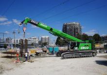Macarale pe șenile - braț telescopic Sennebogen 6113E