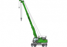 Macarale pe șenile - braț telescopic Sennebogen 624E